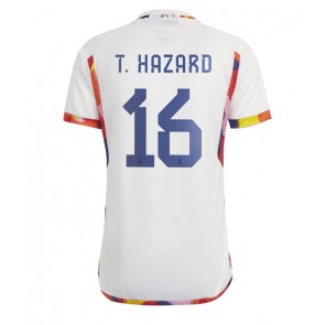 Belgien Thorgan Hazard #16 Replika Udebanetrøje VM 2022 Kortærmet